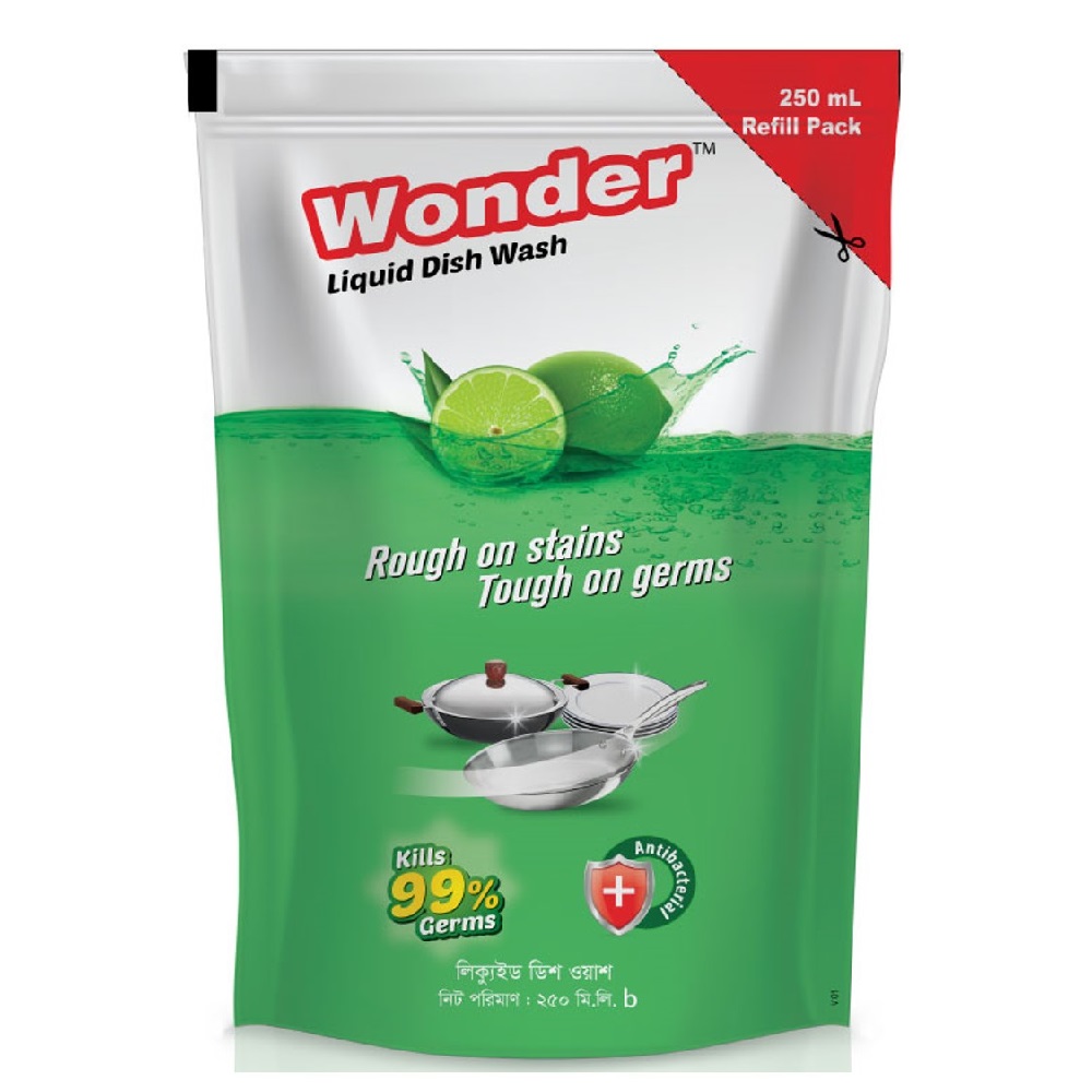 ACI Wonder Dishwash Liquid Refill 250ml