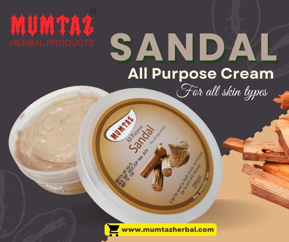 Mumtaz All Purpose Cream Sandal -200gm