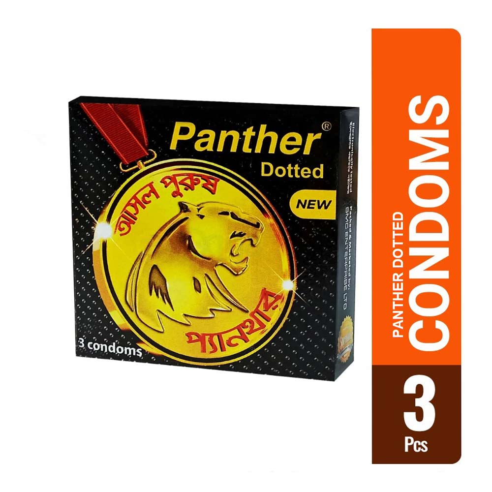 Panther Dotted Condom 3pcs Box