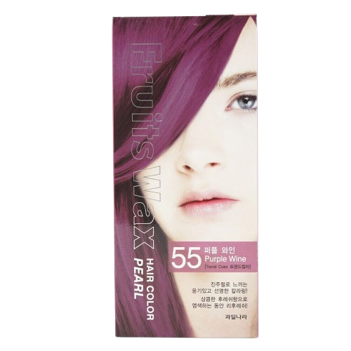 Fruits Wax Pearl Hair Color -Purple Wine -120gm