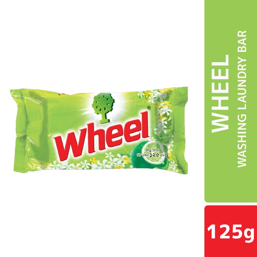 Wheel Washing Laundry Bar 125g
