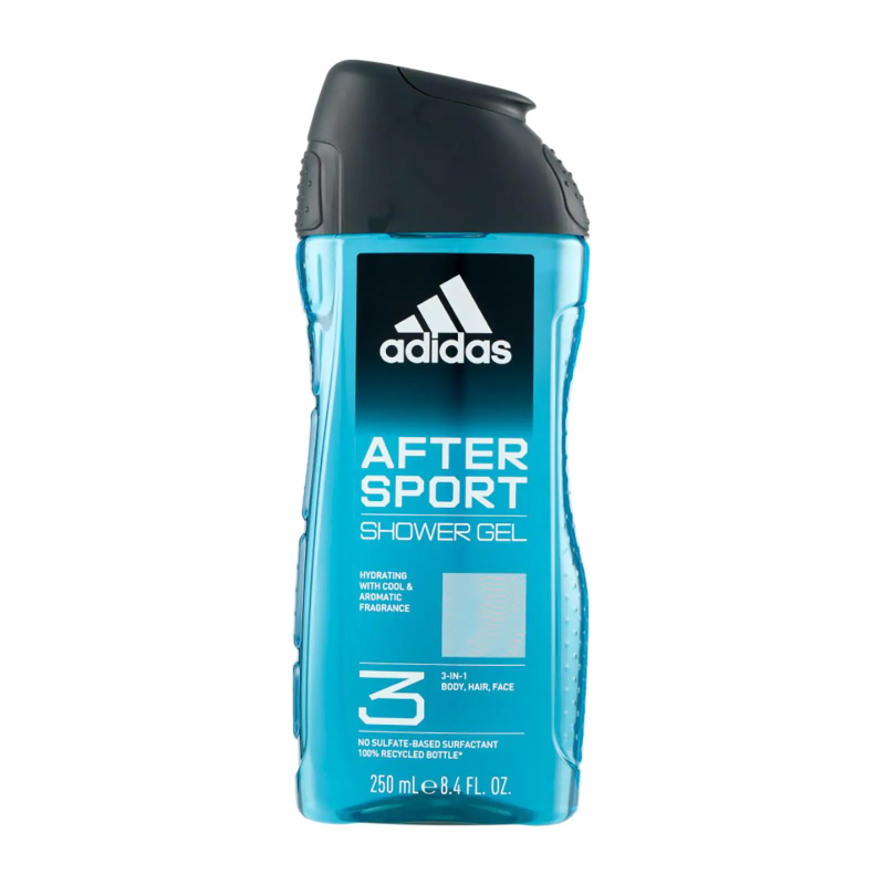 Adidas After Sport Shower Gel 3-In-1 Men 250ml